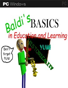Baldi's Basics in Education and Learning - Fanart - Box - Front