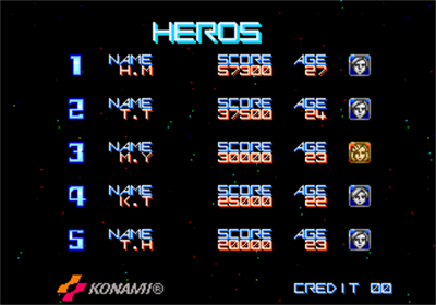 Vulcan Venture - Screenshot - High Scores Image