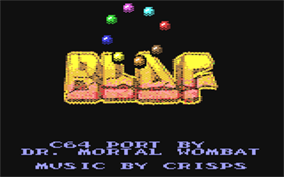 BLAF: Balls Like a Frog - Screenshot - Game Title Image