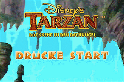 Disney's Tarzan: Return to the Jungle - Screenshot - Game Title Image