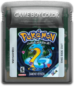 Pokémon Diamond - Fanart - Cart - Front Image