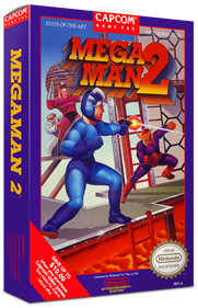 Mega Man 2 - Box - 3D Image