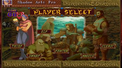 Dungeons & Dragons: Chronicles of Mystara - Screenshot - Game Select Image