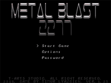 Metal Blast 2277 - Screenshot - Game Title Image