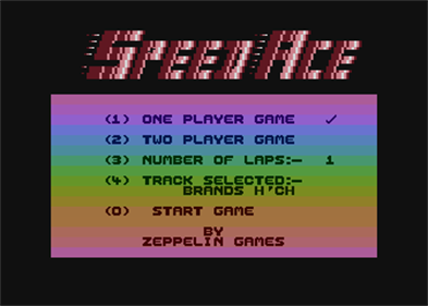 Speed Ace - Screenshot - Game Title Image