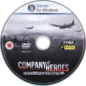 Company of Heroes: Opposing Fronts - Disc Image