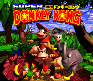 Donkey Kong Country - Screenshot - Game Title Image