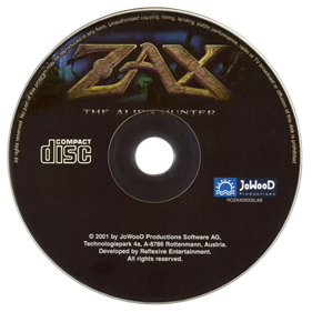 Zax: The Alien Hunter - Disc Image