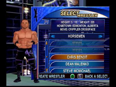 WCW Mayhem - Screenshot - Game Select Image