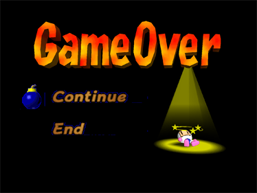 Bomberman Hero - Screenshot - Game Over Image