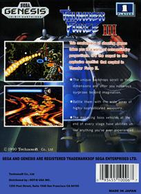Thunder Force III - Box - Back - Reconstructed Image