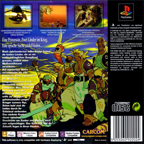 Breath of Fire IV - Box - Back Image