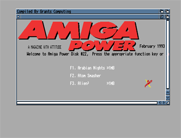 Amiga Power #22 - Screenshot - Game Select Image