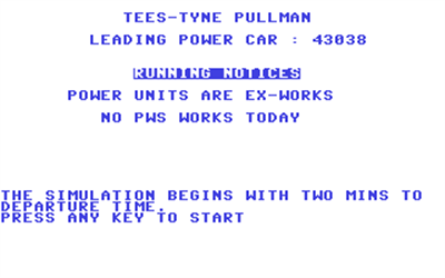 Tees-Tyne Pullman - Screenshot - Game Title Image