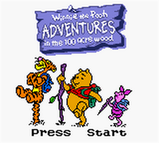 Winnie the Pooh: Adventures in the 100 Acre Wood - Screenshot - Game Title Image