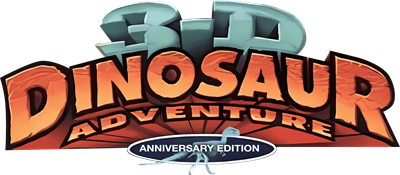 3-D Dinosaur Adventure: Anniversary Edition - Clear Logo Image