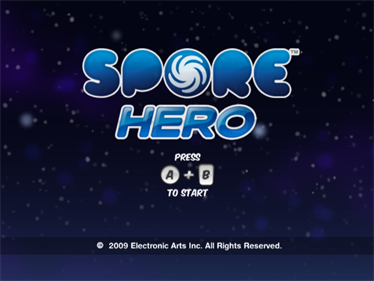 Spore Hero - Screenshot - Game Title Image