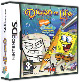 Drawn to Life: SpongeBob SquarePants Edition - Box - 3D Image