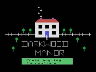 Darkwood Manor - Screenshot - Game Title Image