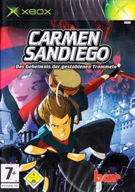 Carmen Sandiego: The Secret of the Stolen Drums - Box - Front Image