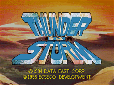 Thunder Storm & Road Blaster - Screenshot - Game Title Image