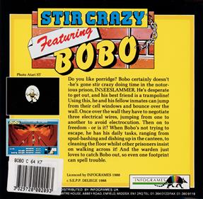 Stir Crazy featuring BoBo - Box - Back Image