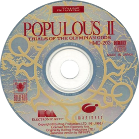 Populous II: Trials of the Olympian Gods: Expert - Disc Image