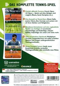 Roland Garros French Open 2003 - Box - Back Image