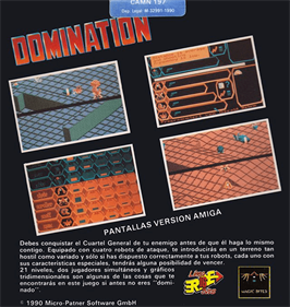 Domination - Box - Back Image
