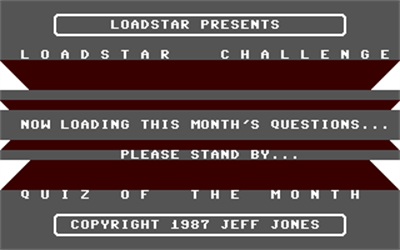Loadstar Challenge - Screenshot - Game Title Image
