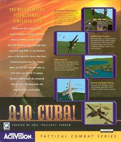 A-10 Cuba! - Box - Back Image
