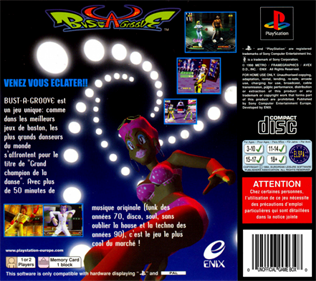 Bust A Groove - Box - Back Image