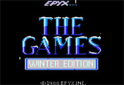 The Games: Winter Edition - Screenshot - Game Title Image