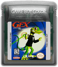 Gex: Enter the Gecko - Fanart - Cart - Front