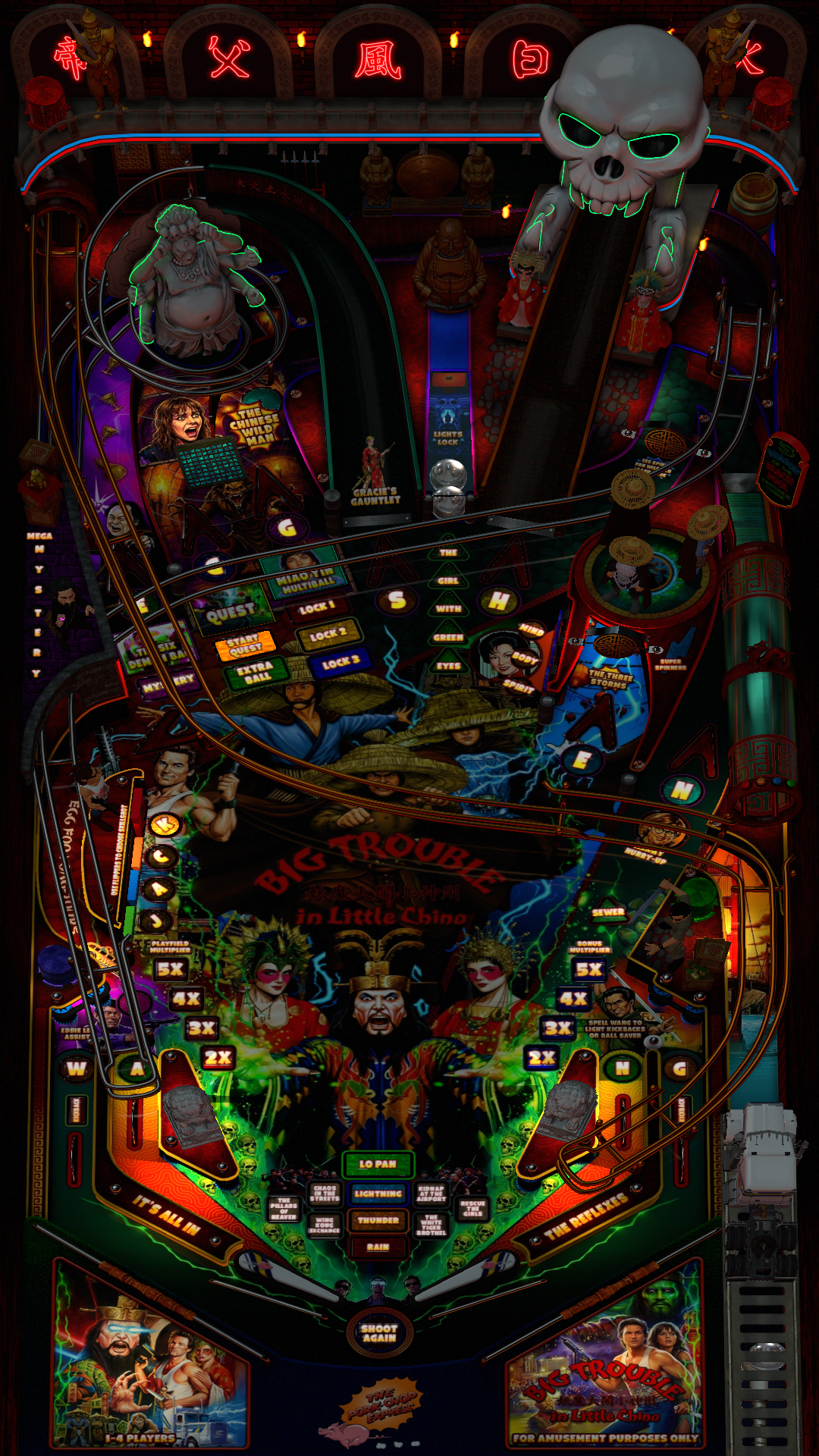 Big Trouble In Little China (VPX Pinball Wizards)