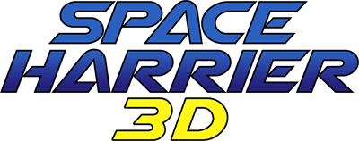 Space Harrier 3-D - Clear Logo Image