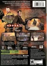 Return to Castle Wolfenstein: Tides of War - Box - Back Image