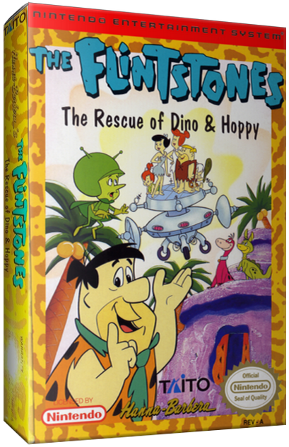 download nes flintstones the rescue of dino hoppy