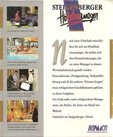 Steigenberger Hotelmanager - Box - Back Image