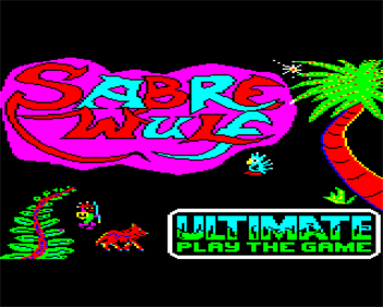 Sabre Wulf - Screenshot - Game Title Image