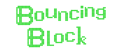 Bouncing Block - Clear Logo Image
