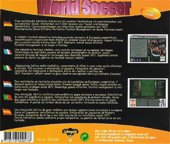 Football Masters 96/97 - Box - Back Image