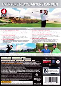 Tiger Woods PGA Tour 09 - Box - Back Image