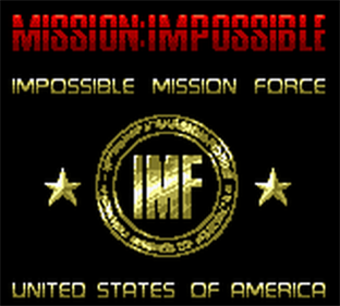 Mission: Impossible - Screenshot - Game Title Image