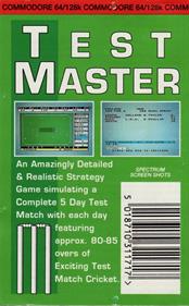 Test Master - Box - Back Image