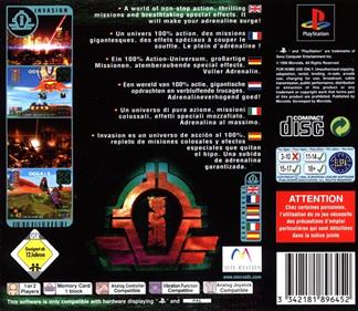 Invasion - Box - Back Image