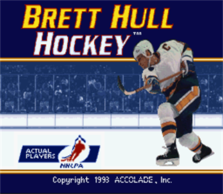 Brett Hull Hockey - Screenshot - Game Title Image