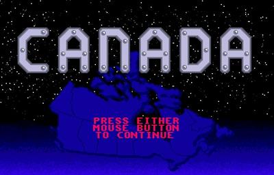 Nations Of The World: Canada - Screenshot - Game Title Image