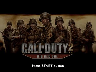 Call of Duty 2: Big Red One - Screenshot - Game Title Image