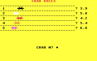 Crab Races